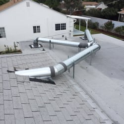 Kaldess AC Residential Exposed Ductwork Los Angeles CA Residential Air Conditioning Insallation
